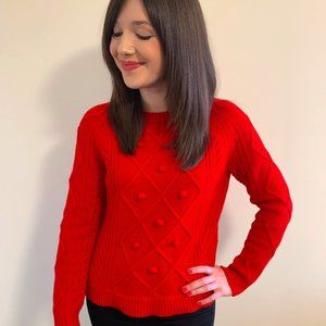 J. Crew 100% Wool Bobble Sweater (S)